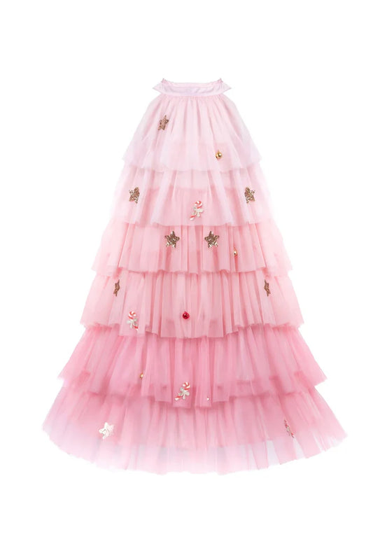 Great Pretenders Christmas Tree Dress with Headpiece - Blush