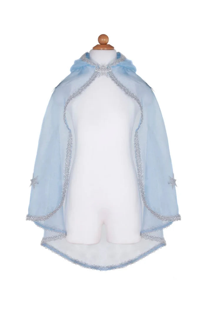 Great Pretenders Crystal Queen Cape - Blue Siver