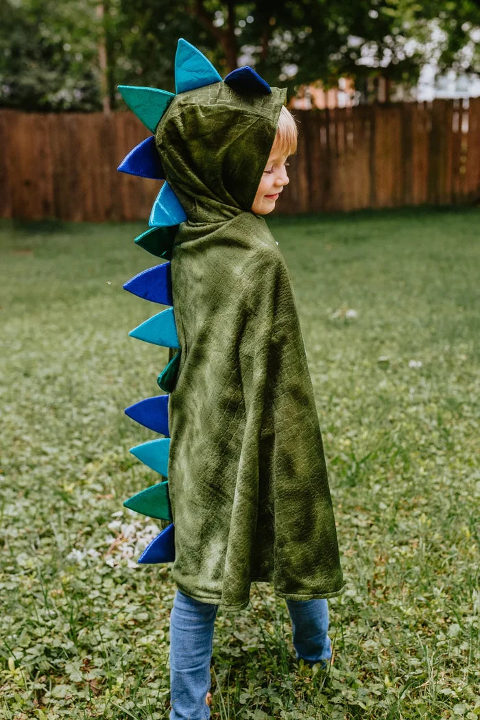Great Pretenders Dragon Cape With Claws -Green/ Blue