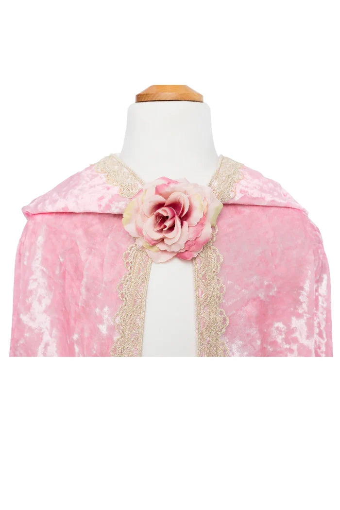 Great Pretenders Glitter  Deluxe Pink Princess Cape