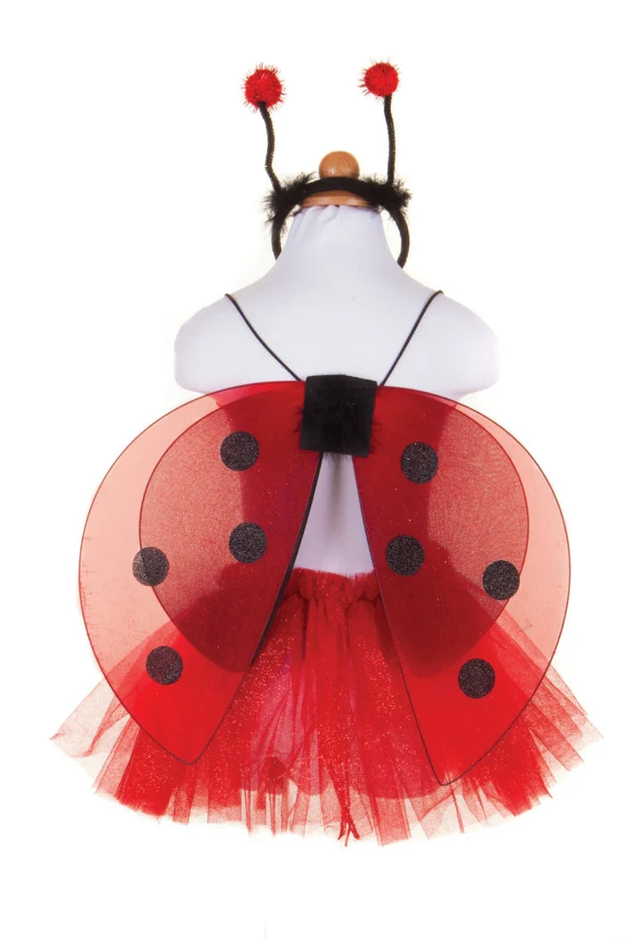 Great Pretenders Glitter Ladybug Tutu, WIngs & Headband