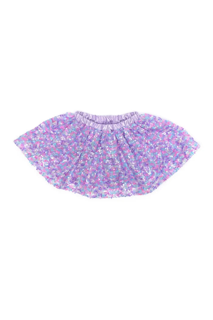 Great Pretenders Party Sequins Skirt - Purple