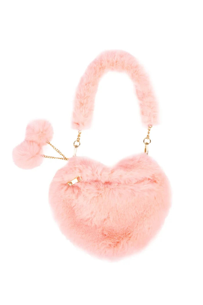 Great Pretenders Peachy Passion Furry Purse