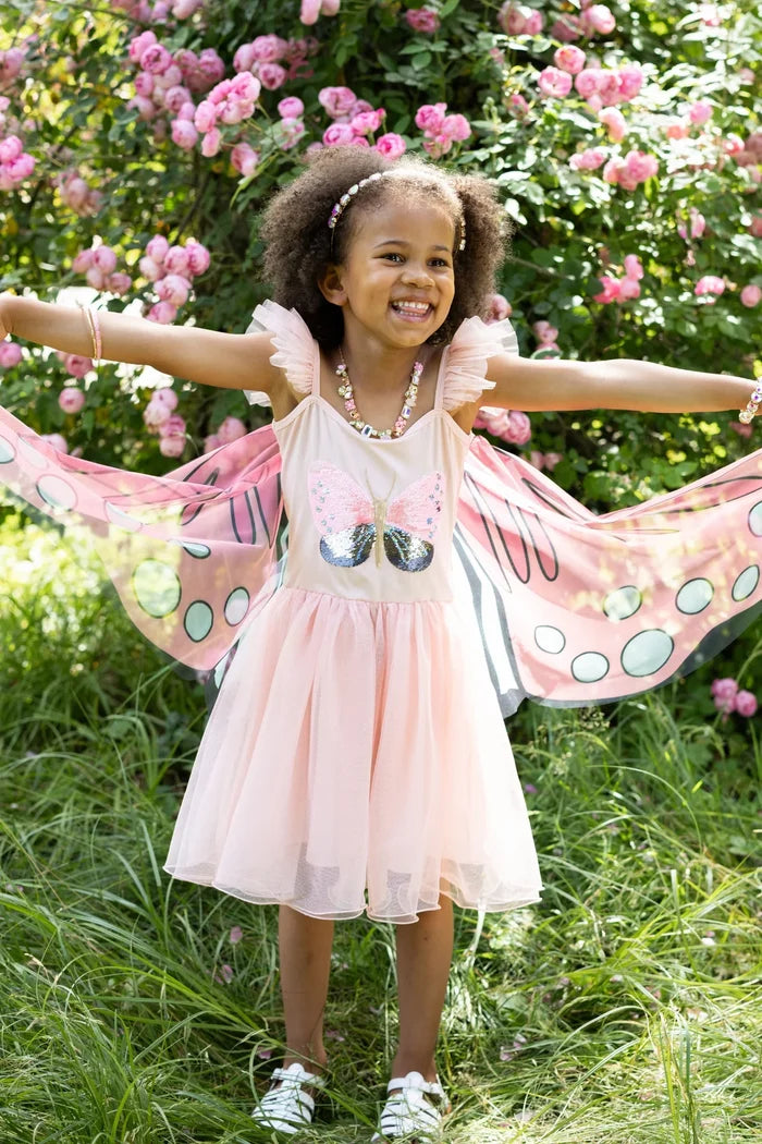 Great Pretenders Sequin Secret Butterfly Twirl Dress With Wings