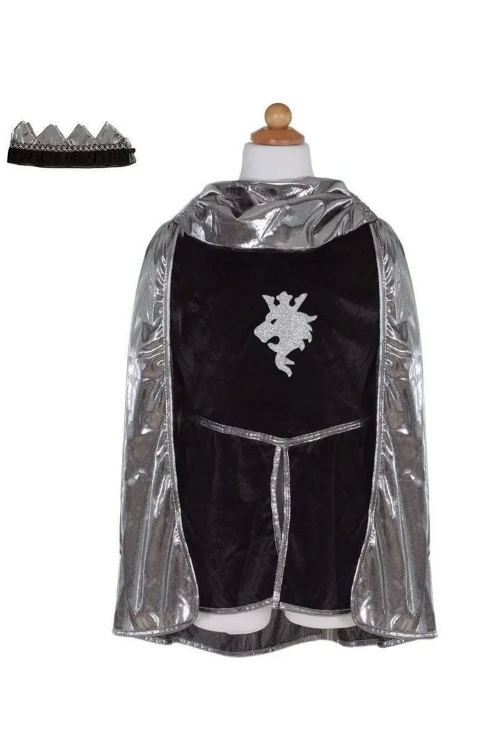 Great Pretenders Silver Knight with Tunic, Cape & Crown Set