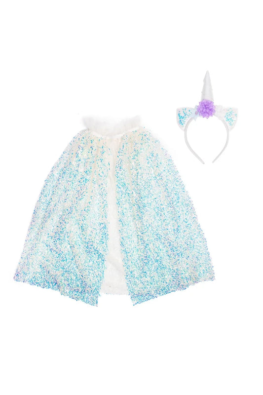 Great Pretenders Sparkle Unicorn Cape and Headband