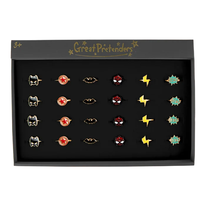 Great Pretenders Superhero Rings