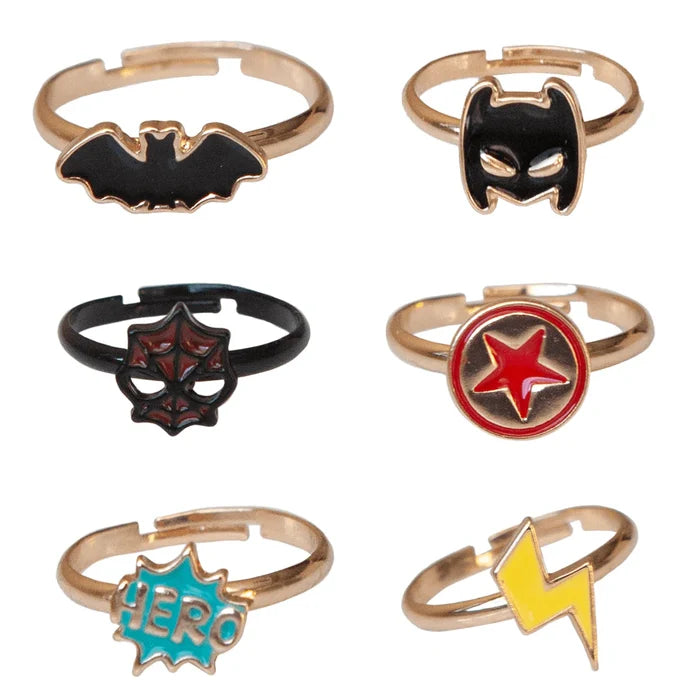 Great Pretenders Superhero Rings