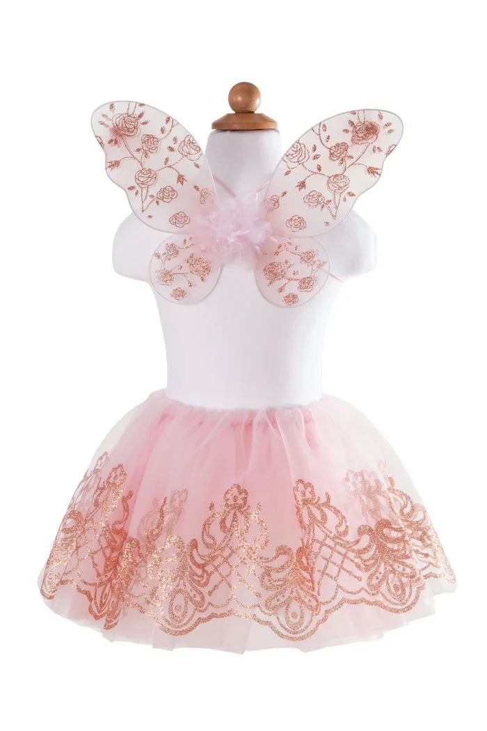 Great Pretenders Tutu & Wings Set - Rose Gold