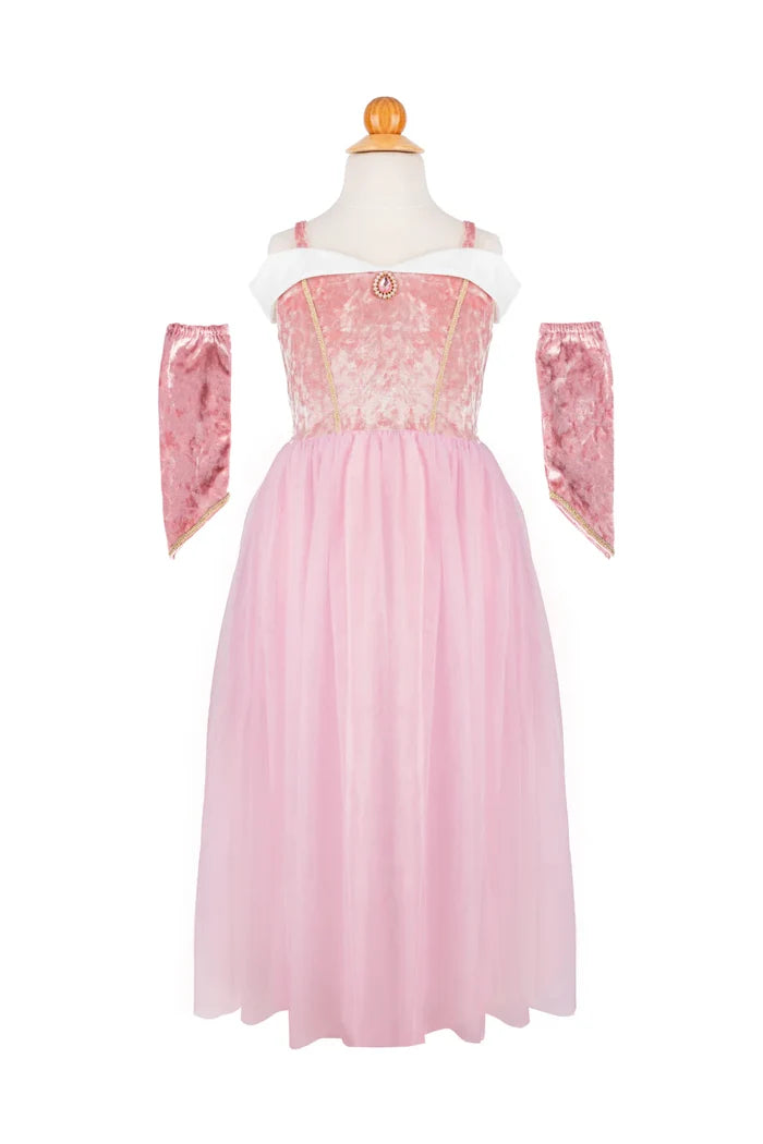 Great Pretenders Velvety Soft Sleeping Sweetheart Princess Gown with Arm Warmers