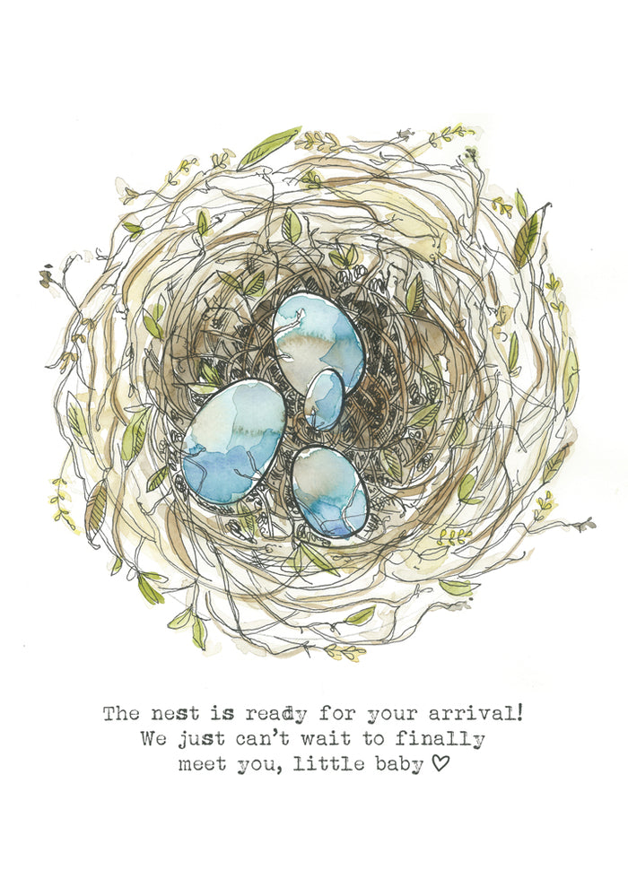 Greeting Cards - Benjamin/ The Nest Is Ready For Your Arrival