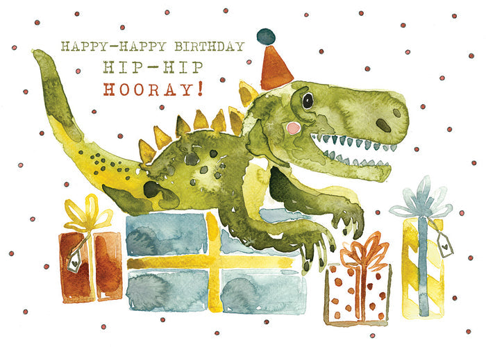 Greeting Cards - Edouard/ Happy-Happy Birthday Hip-Hip Horray!