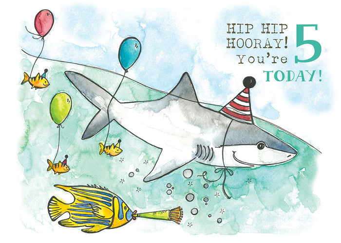 Greeting Cards - Henry/HIP HIP HOORAY ! You're 5 TODAY!