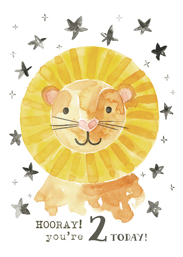 Greeting Cards - Lambert/ HOORAY ! You're 2 TODAY!