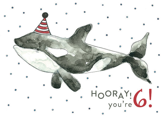 Greeting Cards - Oscar/HOORAY ! You're 6!