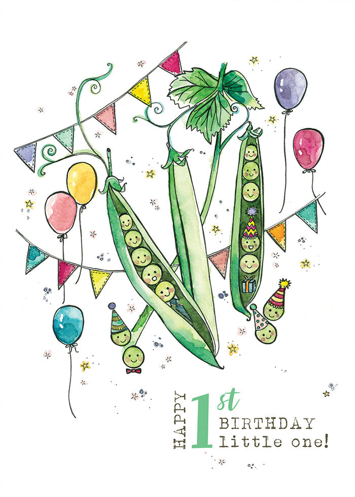 Greeting Cards - Petits Pois/Happy 1st Birthday little one!