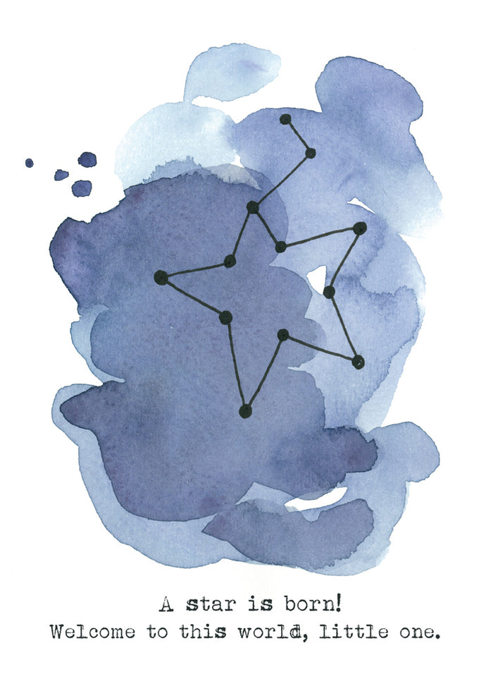 Greeting Cards - Stella/ A Star is Born, welcome Little One