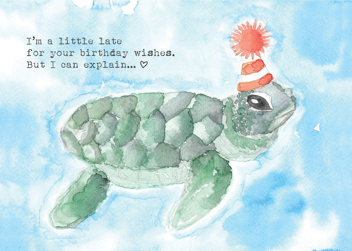 Greeting Cards - Telma/I'm a little late ....But I can explain ..