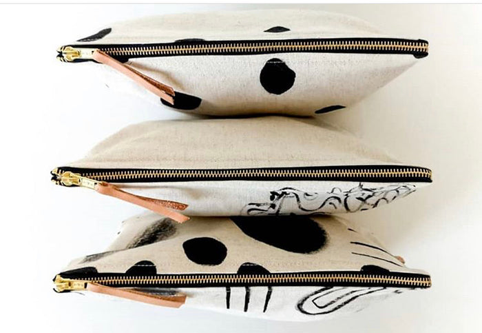 Hand Painted Clutch Handbag