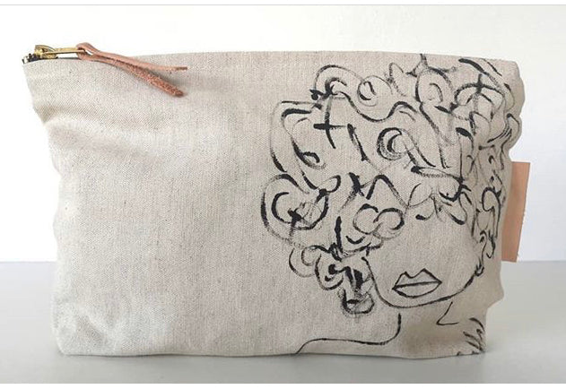 Hand Painted Clutch Handbag