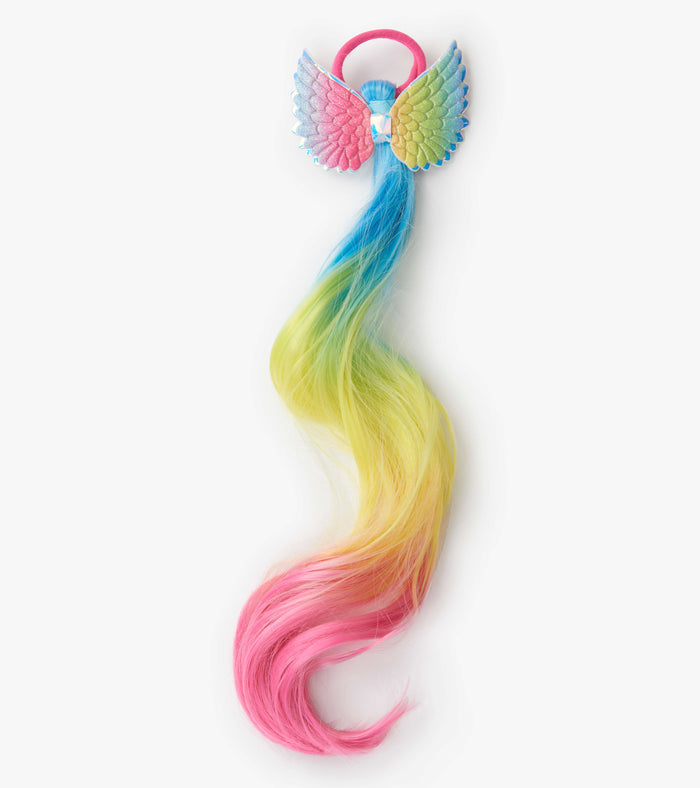 Hatley Angel Wings Faux Hair Elastic Extensions