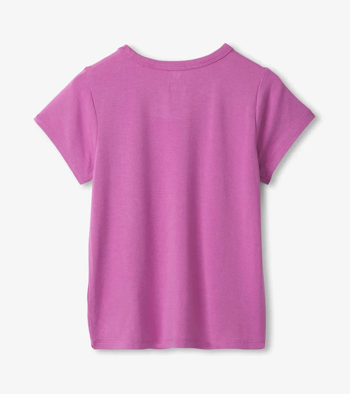 Hatley Bamboo Tee -Spring Crocus Purple