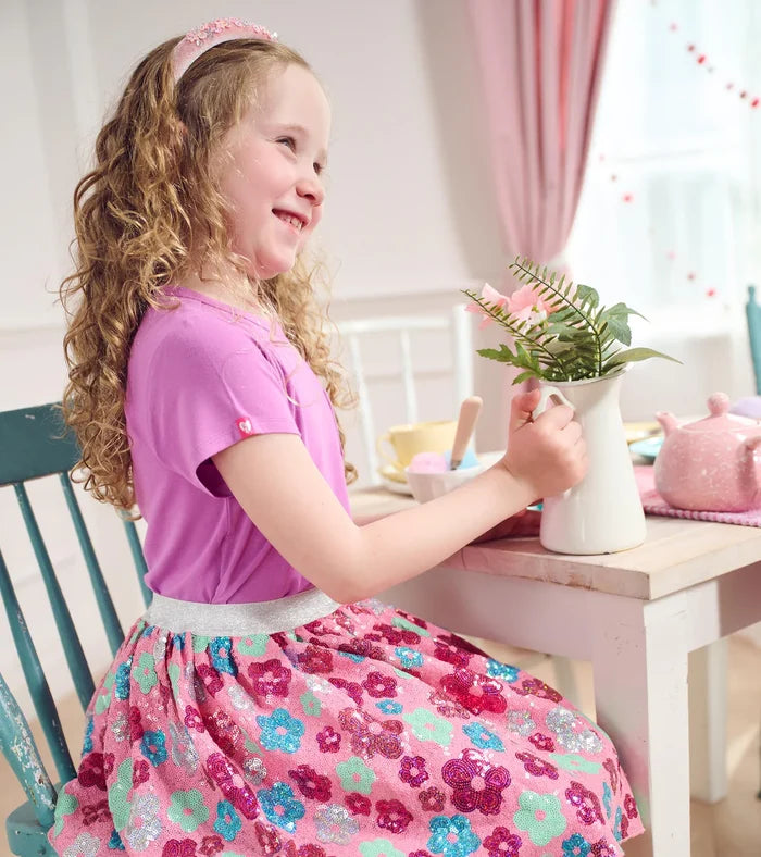 Hatley Bamboo Tee -Spring Crocus Purple