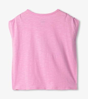 Hatley Cinched Shoulder Top - Lilac Shell