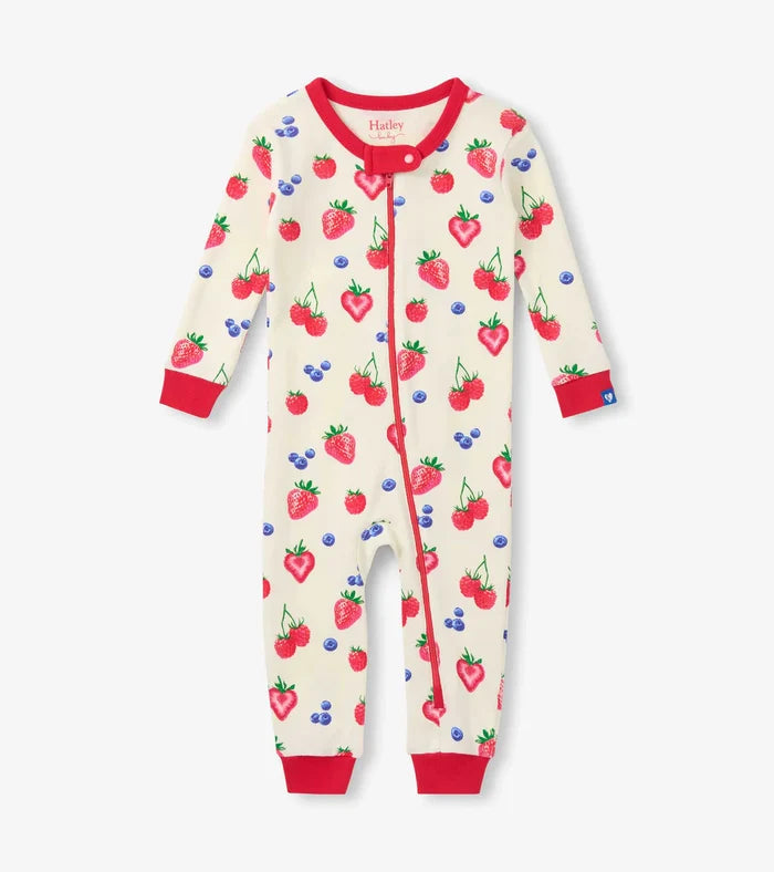 Hatley Cotton Coverall - Summer Berries
