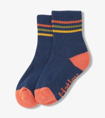 Hatley Crew Socks - Ensign Blue