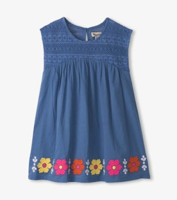 Hatley Crochet Bodice Dress - Persian Jewel