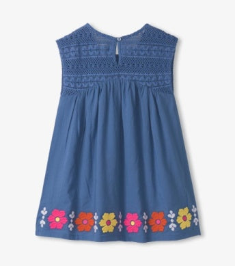 Hatley Crochet Bodice Dress - Persian Jewel