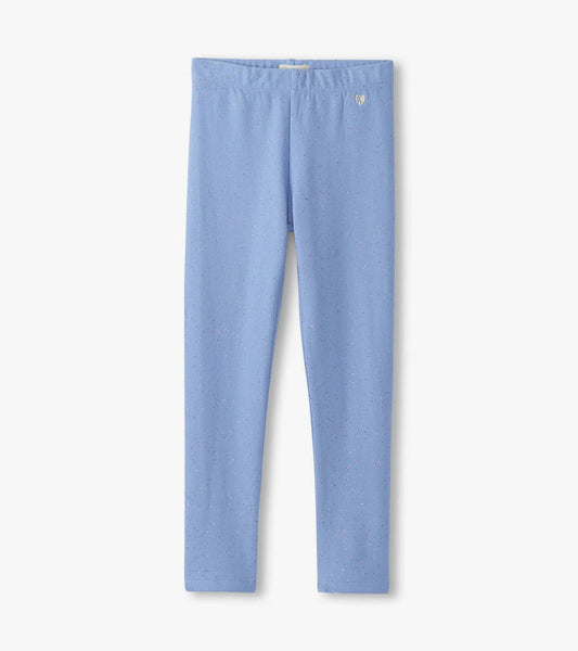 Hatley Girls Cornflower Blue Cozy Leggings