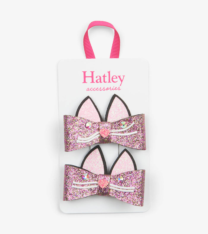 Hatley Glitter Kitties Hair Clips