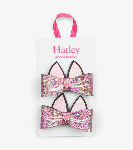 Hatley Glitter Kitties Hair Clips