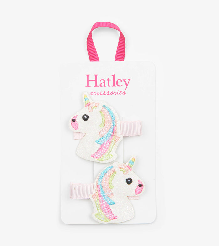 Hatley Glitzy Unicorns Glitter Hair Clips