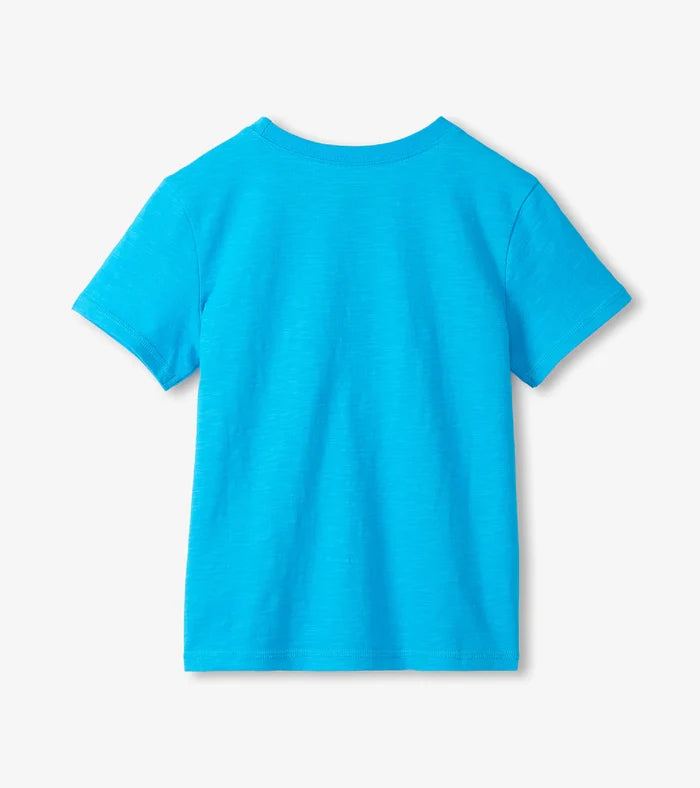 Hatley Graphic Tee - Hoops/Horizon Blue