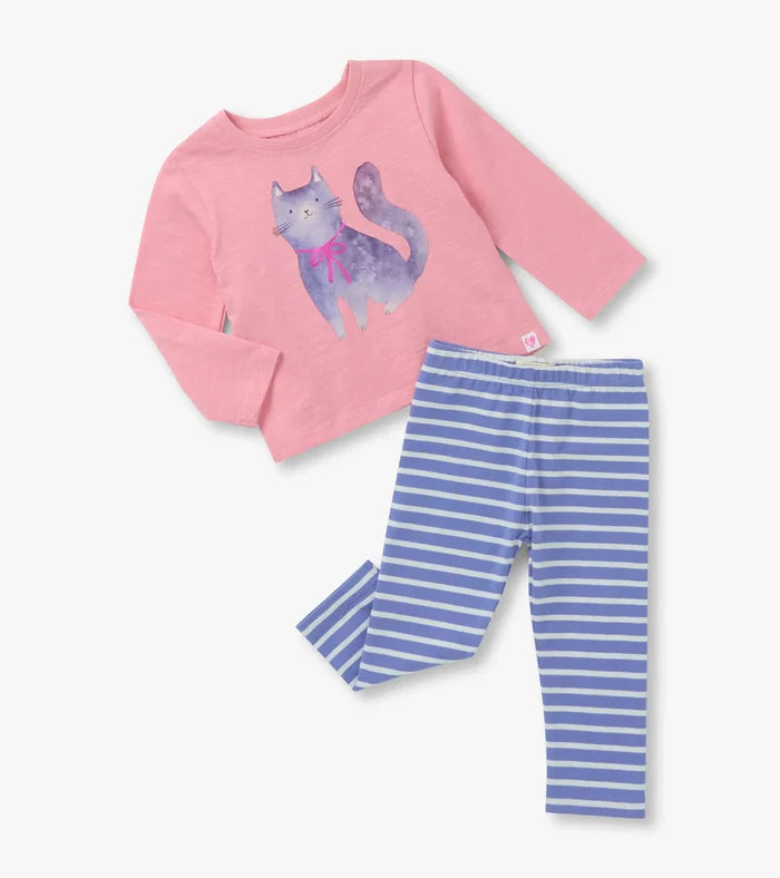 Hatley Graphic Tee & Legging Set  - Kitty