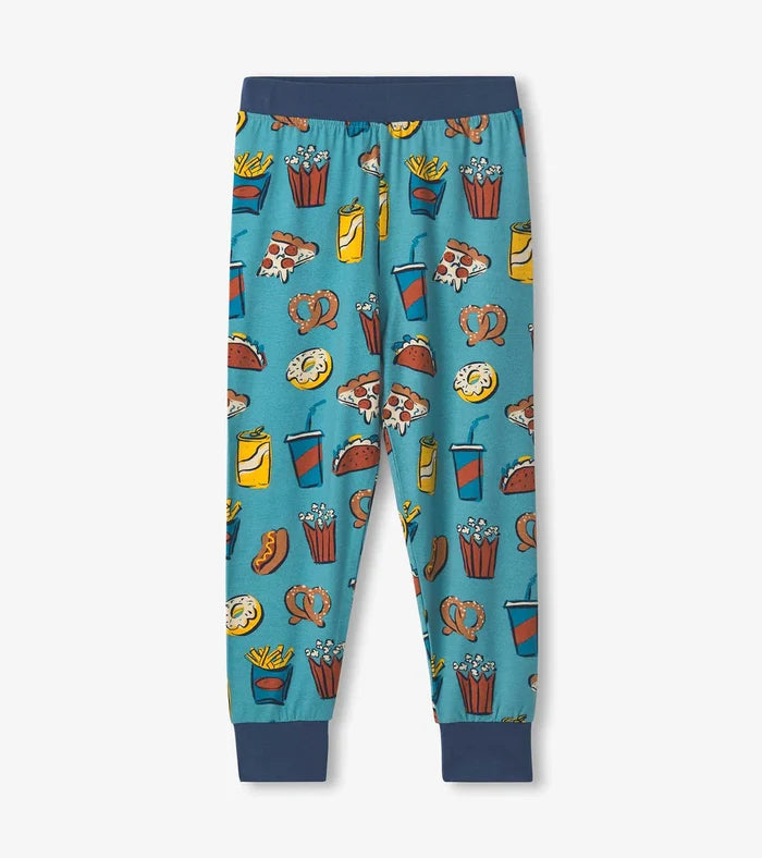 Hatley Long Sleeve Bamboo Pajama Set - Carnival Eats