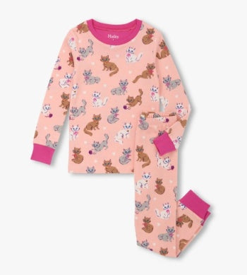 Hatley Long Sleeve Pajama Set - Little Kitties