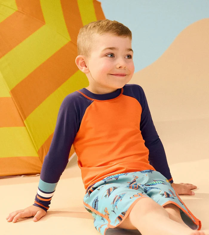 Hatley Long Sleeve Rashguard - Orange