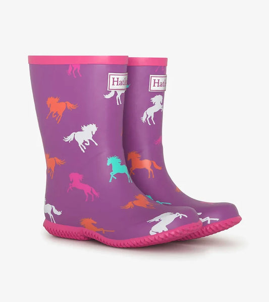 Hatley Packable Rain Boots - Leaping Horses
