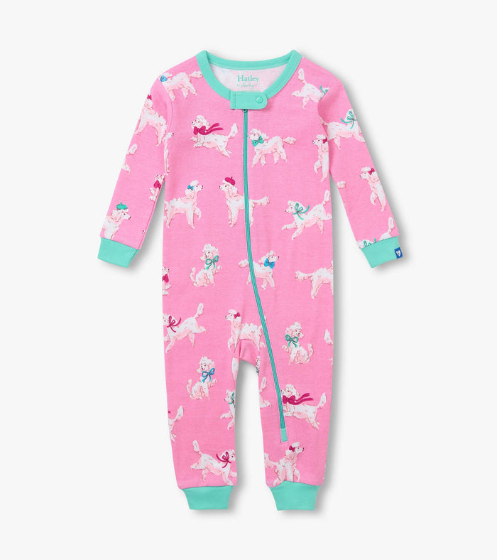 Hatley Poodle Pups Cotton Rib Coverall