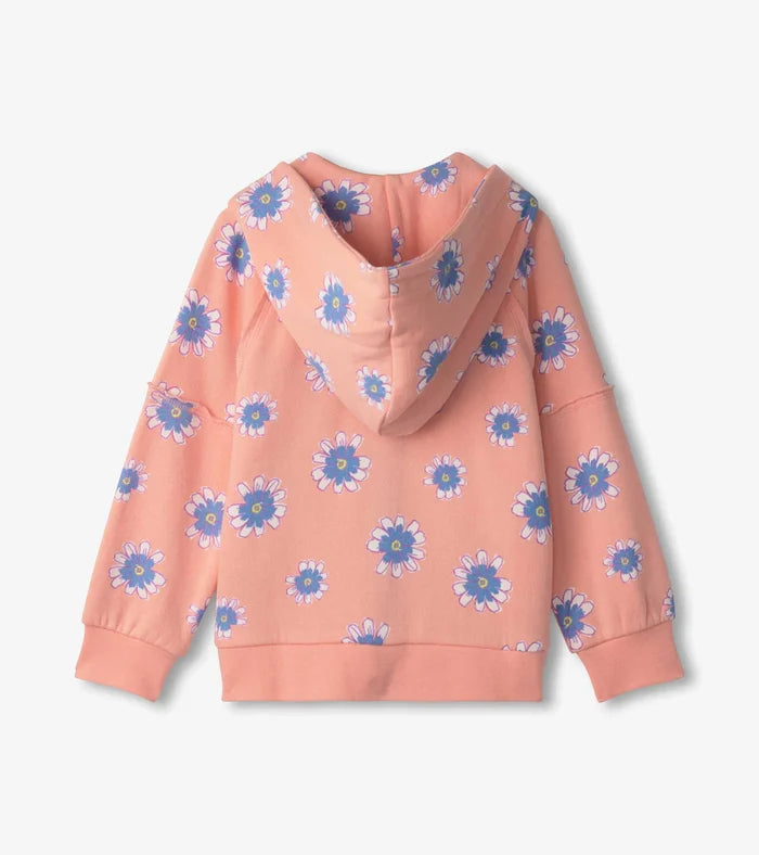 Hatley Raw Edged Hoodie - Doodle Daisy