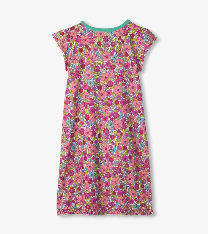 Hatley Ruffle Hem Nightdress - Groovy Daisy