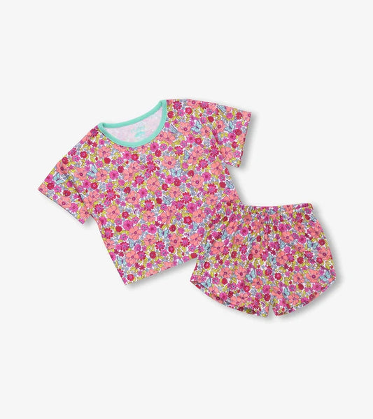 Hatley Shorts Sleep Set - Groovy Daisy