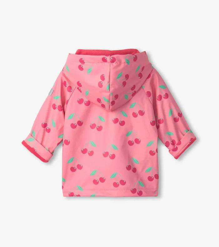 Hatley Snap Raincoat - Cherries