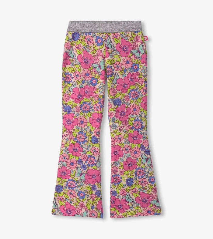 Hatley Stretch Bell Bottoms - Groovy Flowers