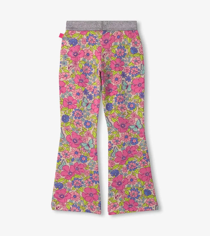 Hatley Stretch Bell Bottoms - Groovy Flowers