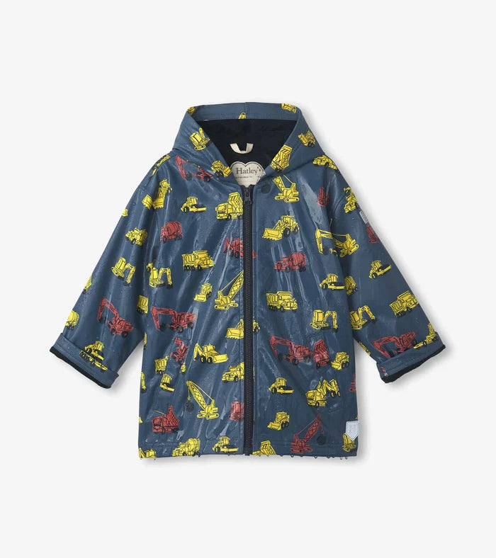 Hatley Zip-up Rain Jacket - Under Construction